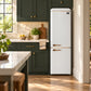 FORNO Storico 22" 9 cu. ft. Retro Refrigerator in White with Copper Accents, FFFFD1745-22WHT