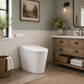 FORNO Acqua Luxurious Smart Toilet (Bidet, Heated Seat, Auto Flush, Auto Lid, Powerful Flush, Sleek Tankless Design), CSTPB1