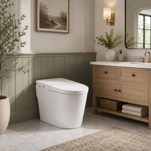 FORNO Acqua Luxurious Smart Toilet (Auto Flush, Auto Lid, Powerful Flush, Sleek Tankless Design), CSTPA0