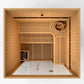 Golden Designs Osla Edition Indoor Traditional Sauna with Canadian Red Cedar Interior and Pacific Premium Clear Cedar Exterior (6-Person Capacity)