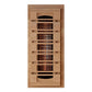 Golden Designs Full Spectrum PureTech™ Near Zero EMF Indoor Infrared Sauna with Himalayan Salt Bar in Canadian Hemlock (2-Person Capacity)