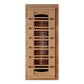 Golden Designs Full Spectrum PureTech™ Near Zero EMF Indoor Infrared Sauna with Himalayan Salt Bar in Canadian Hemlock (3-Person Capacity)