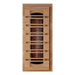 Golden Designs Corner Full Spectrum PureTech™ Near Zero EMF Indoor Infrared Sauna with Himalayan Salt Bar in Canadian Hemlock (3-Person Capacity)