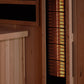 Golden Designs Full Spectrum PureTech™ Near Zero EMF Indoor Infrared Sauna with Himalayan Salt Bar in Canadian Hemlock (4-Person Capacity)