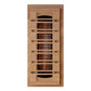 Golden Designs Full Spectrum PureTech™ Near Zero EMF Indoor Infrared Sauna with Himalayan Salt Bar in Canadian Hemlock (4-Person Capacity)