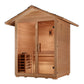 Golden Designs Arlberg Traditional Outdoor Sauna in Canadian Hemlock (3-Person Capacity)
