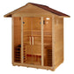 Golden Designs Vorarlberg Traditional Outdoor Sauna in Canadian Hemlock (5-Person Capacity)