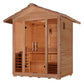 Golden Designs Vorarlberg Traditional Outdoor Sauna in Canadian Hemlock (5-Person Capacity)
