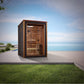 Golden Designs Narvik Indoor/Outdoor Traditional Sauna with Canadian Red Cedar Interior (2-Person Capacity)