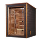 Golden Designs Narvik Indoor/Outdoor Traditional Sauna with Canadian Red Cedar Interior (2-Person Capacity)