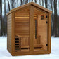 Golden Designs Savonlinna Outdoor Barn Style Traditional Sauna with Canadian Red Cedar Interior (3-Person Capacity)