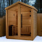 Golden Designs Savonlinna Outdoor Barn Style Traditional Sauna with Canadian Red Cedar Interior (3-Person Capacity)