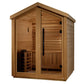 Golden Designs Savonlinna Outdoor Barn Style Traditional Sauna with Canadian Red Cedar Interior (3-Person Capacity)