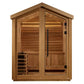 Golden Designs Savonlinna Outdoor Barn Style Traditional Sauna with Canadian Red Cedar Interior (3-Person Capacity)