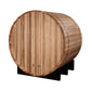Golden Designs St. Moritz Outdoor Barrel Traditional Sauna with Pacific Premium Cedar Wood Construction (2-Person Capacity)