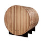 Golden Designs Arosa Outdoor Barrel Traditional Sauna with Pacific Premium Cedar Wood Construction (4-Person Capacity)