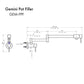 ZLINE Gemini Pot Filler in Chrome, GEM-FPF-CH