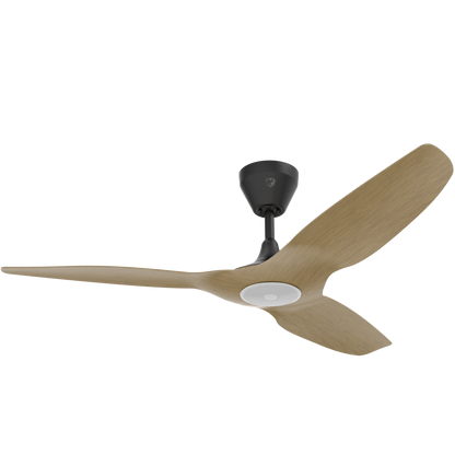 Big Ass Fans Haiku L 52" Ceiling Fan with Caramel Bamboo Blades and Black Finish, Downrod 5"