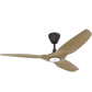 Big Ass Fans Haiku L 52" Ceiling Fan with Caramel Bamboo Blades, Black Finish and 34.8" Downrod Accessory