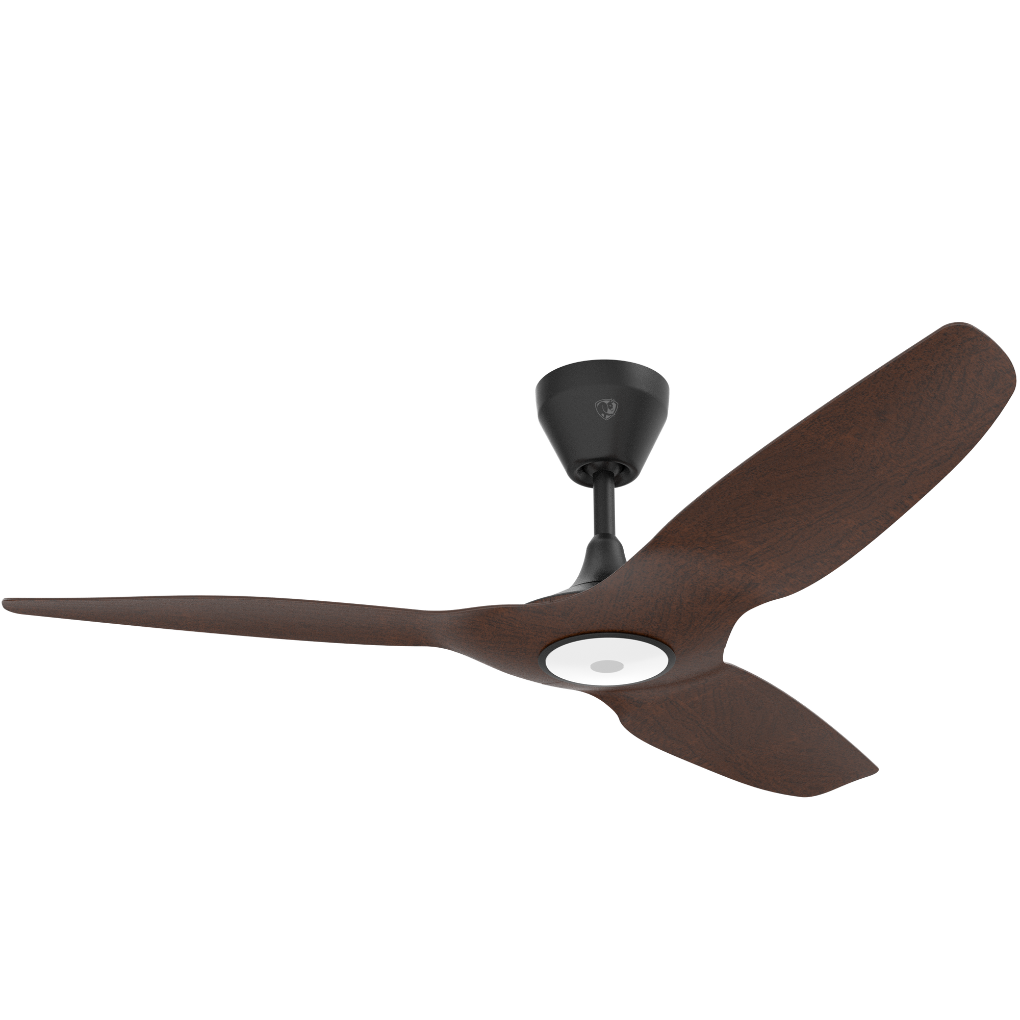 Big Ass Fans Haiku L 52" Ceiling Fan with Cocoa Bamboo Blades and Black Finish, Downrod 5"