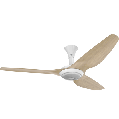 Big Ass Fans Haiku 60" Ceiling Fan, Low Profile Mount with Natural Bamboo Blades and White Finish with LED