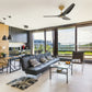 Big Ass Fans Haiku 52" Ceiling Fan, Low Profile Mount With Black Blades And Gold Finish, Indoors