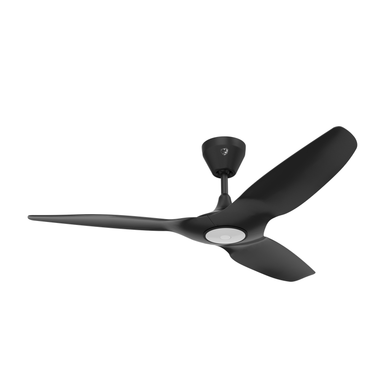 Big Ass Fans Haiku L 52" Outdoor Ceiling Fan in Black with 62.8" Downrod Accessory