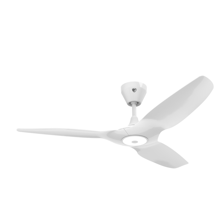 Big Ass Fans Haiku L 52" Outdoor Ceiling Fan in White with 34.8" Downrod Accessory