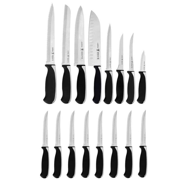 Henckels 17pc Knife Block Set, Graphite Series