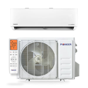 Pioneer® Quantum Hyperformance™ 9,000 BTU 230V High-Wall Energy-Star Mini Split Air Conditioner Inverter Hyper Heat Pump