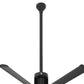 Big Ass Fans i6 60" Ceiling Fan in Black with 36" Downrod Accessory, Indoors