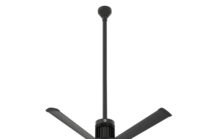 Big Ass Fans i6 60" Ceiling Fan in Black with 48" Downrod Accessory, Indoors