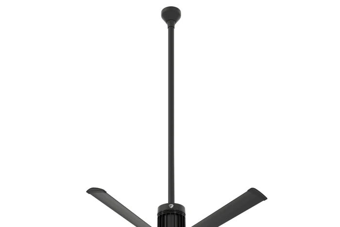 Big Ass Fans i6 60" Ceiling Fan in Black with 60" Downrod Accessory, Indoors