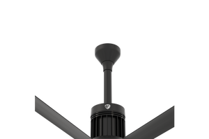 Big Ass Fans i6 12" Downrod in Black (Ceiling Height 11 - 12 ft.)