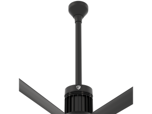 Big Ass Fans i6 Downrod, Black, 6" (flat/sloped ceiling 9.5 - 11 ft.)