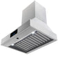 Induction Hardware 30-Inch Convertible Wall Mount Range Hood, 400 CFM, Stainless Steel, RH-400-30-SS