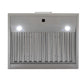 Induction Hardware 30-Inch Convertible Wall Mount Range Hood, 1000 CFM, Stainless Steel, S-RH30-PW-SS