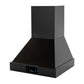 Induction Hardware 36-Inch Convertible Wall Mount Range Hood, 1000 CFM, Black Stainless Steel, S-RH36-PW-BS