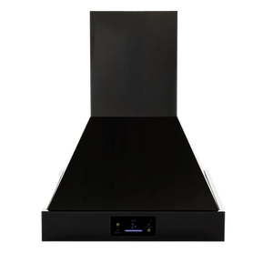 Induction Hardware 36-Inch Convertible Wall Mount Range Hood, 400 CFM, Black Stainless Steel, RH-400-36-BS