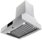 Induction Hardware 36-Inch Convertible Wall Mount Range Hood, 400 CFM, Stainless Steel, RH-400-36-SS