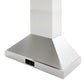 Induction Hardware 48-Inch Convertible Wall Mount Range Hood, 1800 CFM, Stainless Steel, S-RH48-PW-SS