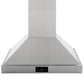 Induction Hardware 48-Inch Convertible Wall Mount Range Hood, 1800 CFM, Stainless Steel, S-RH48-PW-SS