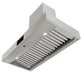 Induction Hardware 48-Inch Convertible Wall Mount Range Hood, 1800 CFM, Stainless Steel, S-RH48-PW-SS