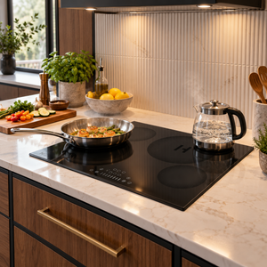 Induction Hardware 30" LED Induction Drop-In Cooktop, 4-Zone, ID-PRO-30