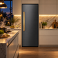 Induction Hardware 30-Inch Freezer Built-In Column with Ice Maker, Black Stainless Steel, FRC-30-BS-ORION