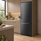 Induction Hardware 30-Inch Built-In Refrigerator and Freezer with Ice Maker and Water Dispenser, Black Stainless Steel, RF-30-BS