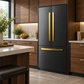 Induction Hardware 36-Inch French Door Built-In Refrigerator with Freezer, Ice Maker and Water Dispenser, Black Stainless Steel, RF-FD-36-BS-ORION