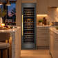 Induction Hardware 24-Inch Three Zone Built-In Wine Refrigerator Column, Black Stainless Steel, RFC-W-24-BS-ORION