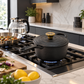 Induction Hardware Forge Collection 8” Cast Iron Saucepan- Orion Black