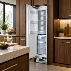 Induction Hardware 24-Inch Freezer Built-In Column with Ice Maker, Panel Ready, FRC-24-PR